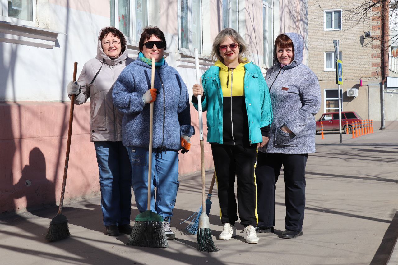 🍃Сегодня 5 апреля в городе Балашов состоялся весенний субботник!.