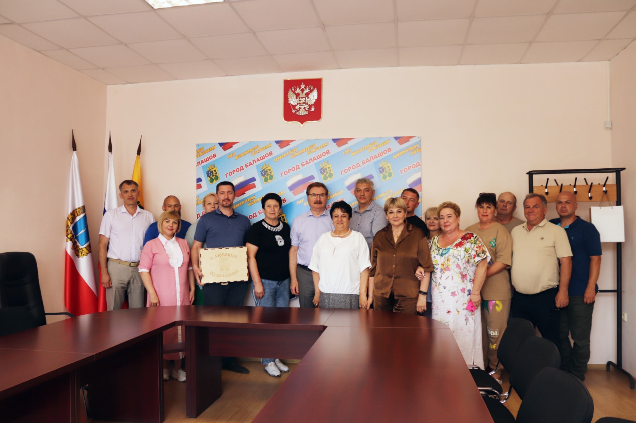 Балашов посетила делегация из Сватовского района Луганской Народной республики.